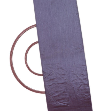 wine blue colour two tone plain paper silk fabric
